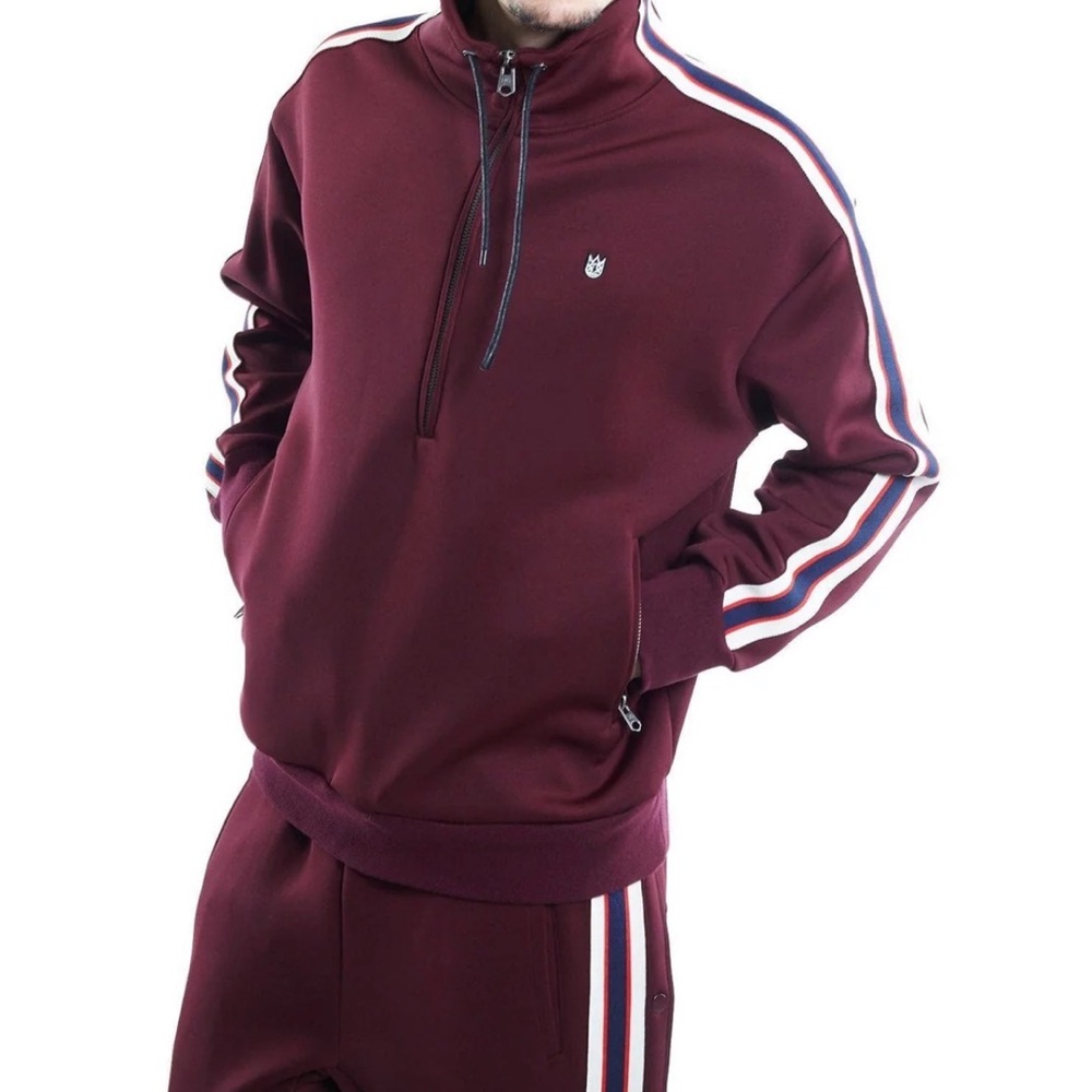 Cult of Individuality Burgundy Tracksuit